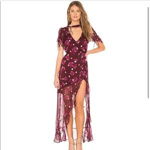 For Love & Lemons Stella Maxi Dress